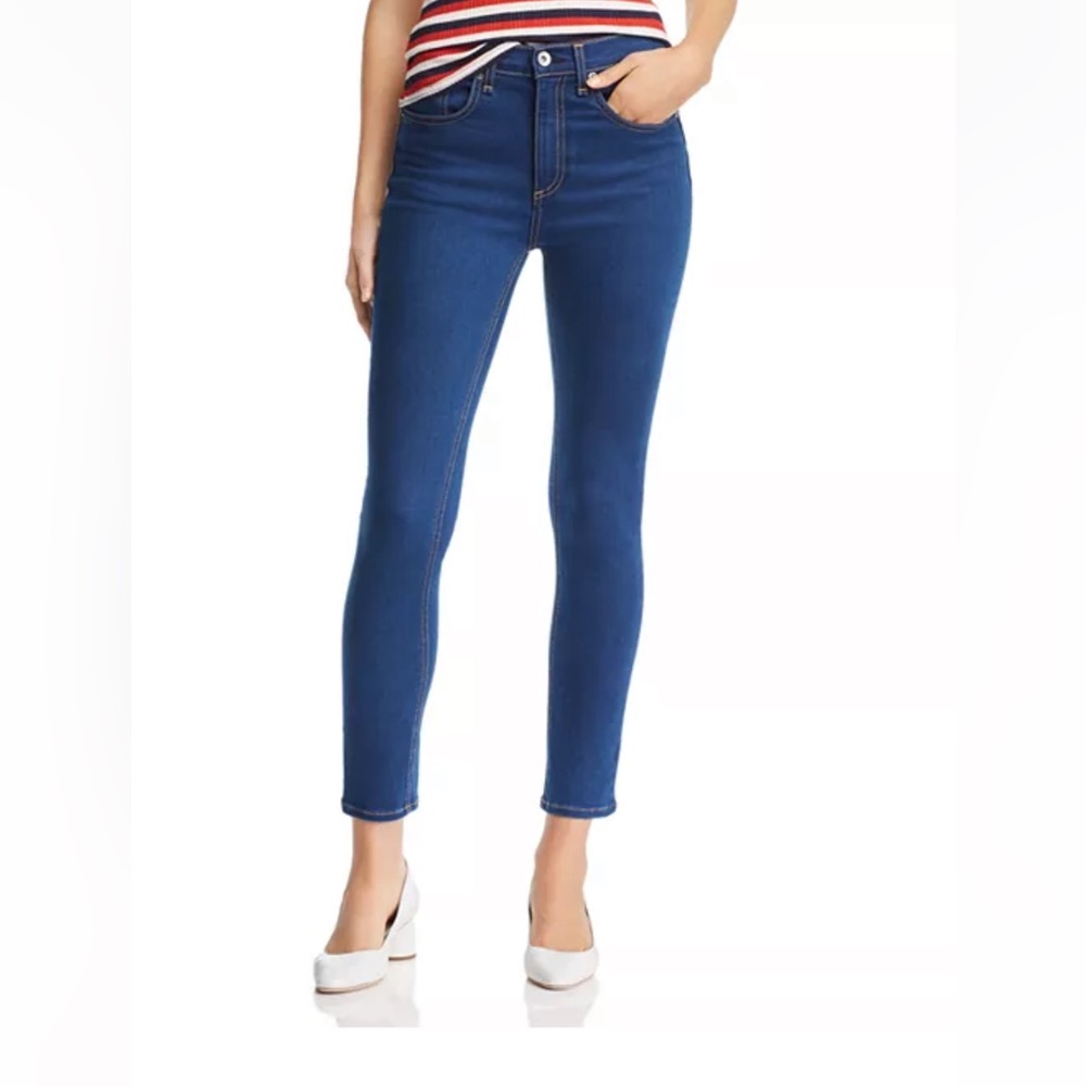 Like New rag & bone High Rise Skinny Ankle Jeans